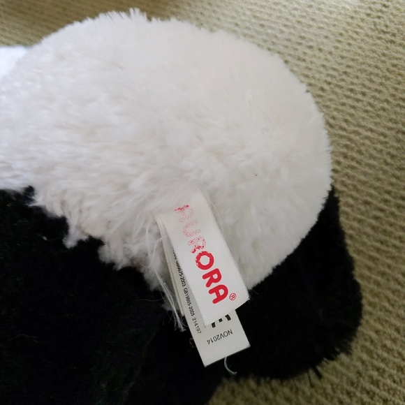 PANDA BEAR Stuffed Animal Plush, 11" Tall, by Aurora - Picture 5 of 5